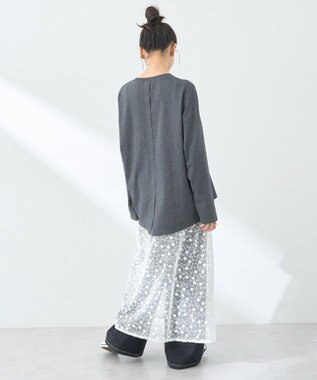 earth music&ecology グラフィックロンＴ Charcoal Gray