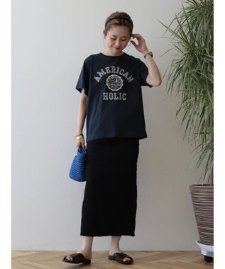 AMERICAN HOLIC ＡＭＥＲＩＣＡＮ　ＨＯＬＩＣ　ＴＥＥ1 Navy