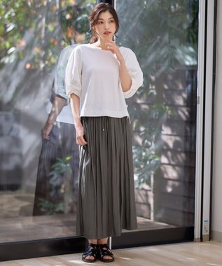 ANY シルケットスムース タックスリーブプルオーバー オフ