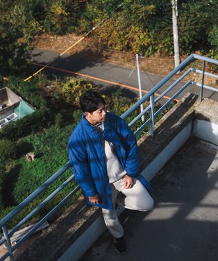 SHARE PARK MENS 【UNISEX】蓄熱中綿モンスターロングコート（L・XLサイズ） ブルー