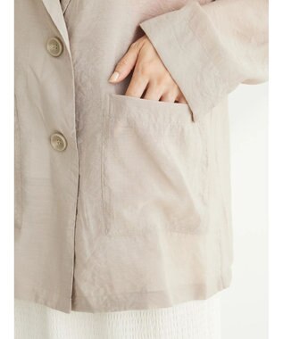 Green Parks ・ＥＬＥＮＣＡＲＥ　ＤＵＥ　シアーテーラージャケット Beige