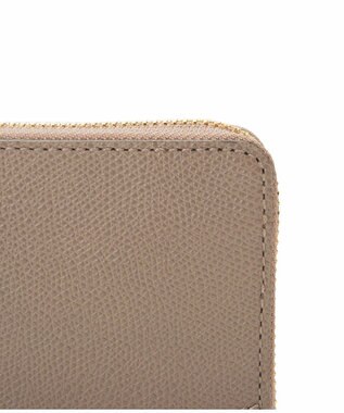 TOPKAPI 【TOPKAPI】角シボ型押し・ ラウンド 長財布 COLORATO コロラート グレー　