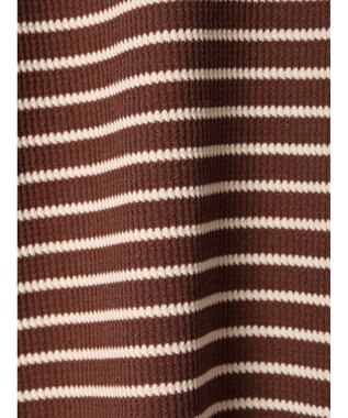 CRAFT STANDARD BOUTIQUE ボーダーワッフルプルオーバー Brown