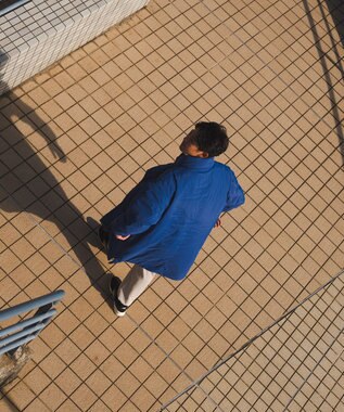 SHARE PARK MENS 【UNISEX】蓄熱中綿モンスターロングコート（L・XLサイズ） ブルー