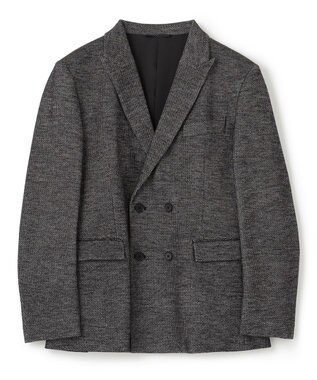 JOSEPH HOMME ドビージャージー　ダブルブレストジャケット ライトグレー系