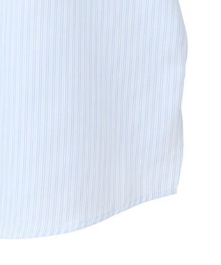 Green Parks ｍｉｆｆｙ／刺しゅうプリントストライプシャツ Sax