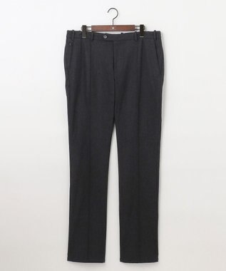 JOSEPH ABBOUD 【キングサイズ・ウエストも伸びる！/ハイパワーストレッチ/洗える】2WAYストレッチ メルトンジャージーパンツ グレー系