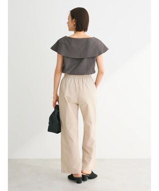 Green Parks オフショル風カットプルオーバー Gray