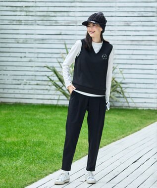 23区GOLF 【WOMEN/EC限定】【吸水速乾/UVケア】シンプル モックネック ホワイト系