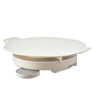 YAMATO テーブル＆キッチン 【レコルト】卓上IHクッキンググリドル  クリームホワイト  RIH-1(W)