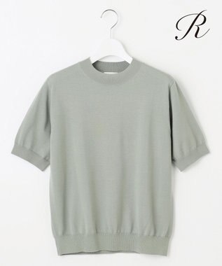 【R(アール)】ファインウール プルオーバーニット
