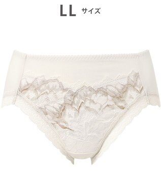 WACOAL ショーツ 【ハグするブラ】 BXB418とペア はきこみ丈ふつう 綿混(バック) レディース PXB218 /ワコール アイボリー