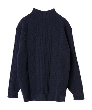 CRAFT STANDARD BOUTIQUE リサイクルポリエステルヘンリーネックプルオーバー Navy