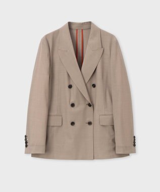 Paul Smith クリスプウール ダブルジャケット ライトベージュ
