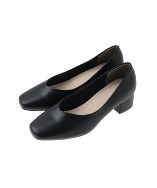 Green Parks すぐラクパンプス Black