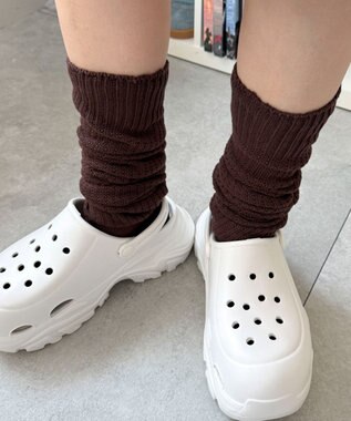 WEGO エアリールーズソックス ブラウン