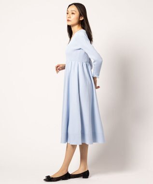 TOCCA 【洗える！】ROSY FUTURE ニットドレス スカイブルー系