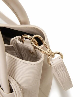 TOPKAPI 【Breath TOPKAPI】RIPPLE リプル バックル ショルダー付き ミニ トートバッグ オフ