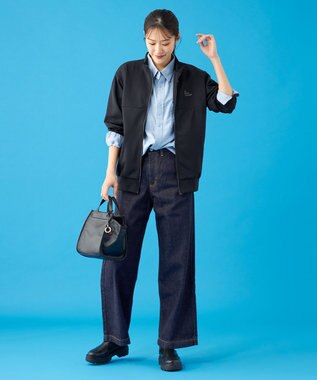 SHARE PARK LADIES 【UVカット・吸水速乾・ストレッチ・軽量・アンチピリング 】ダンボールトラックジャケット（S・Mサイズ） ブラック系