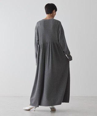 AMERICAN HOLIC 【WEB限定】バイパチティアードニットワンピース Gray Mixture