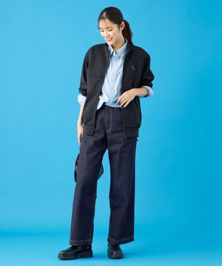 SHARE PARK LADIES 【UVカット・吸水速乾・ストレッチ・軽量・アンチピリング 】ダンボールトラックジャケット（S・Mサイズ） ブラック系