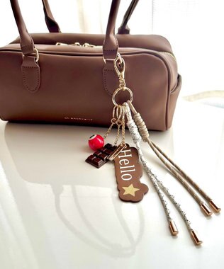 LA BAGAGERIE 【インスタグラマー Chiyoさん×LA BAGAGERIE】バッグチャーム ゴールド