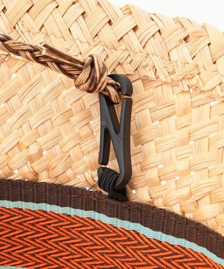 J.PRESS YORK STREET 【WOMEN】ラフィアバケットハット ベージュ系