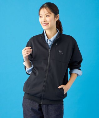 SHARE PARK LADIES 【UVカット・吸水速乾・ストレッチ・軽量・アンチピリング 】ダンボールトラックジャケット（S・Mサイズ） ブラック系