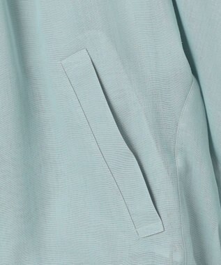 組曲 L カラーボイルノーカラー ブルゾン ミント系