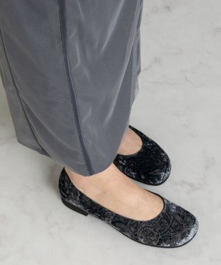 Bridget Birkin 【Bridget Birkin】オブリークバレエシューズ グレー雑材