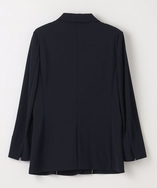 ANY SIS ライトジャージー テーラードジャケット ネイビー