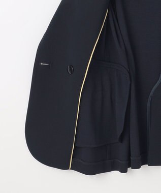 ANY SIS ライトジャージー テーラードジャケット ネイビー