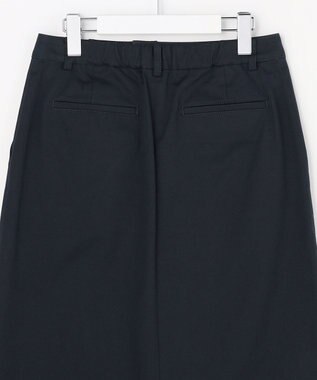 J.PRESS LADIES L チノストレッチ ナロー スカート ネイビー系