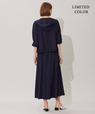 ICB 【接触冷感・UVカット・速乾・洗える】マットスキューバ パーカー ネイビー系［WEB限定］