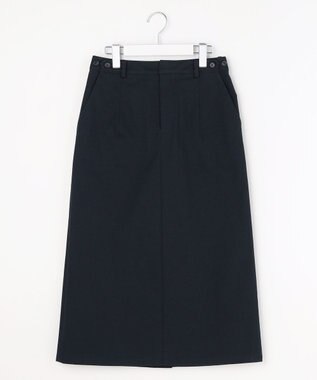 J.PRESS LADIES L チノストレッチ ナロー スカート ネイビー系