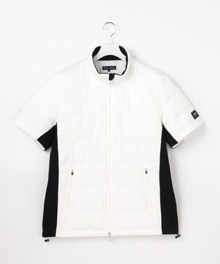 23区GOLF 【MEN】半袖パディングブルゾン ホワイト系