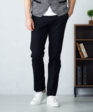 JOSEPH ABBOUD 【カラー豊富】人気！ウエストも伸びる！ オーガニックストレッチパンツ ブラック系