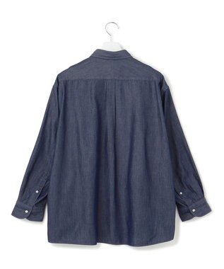 J.PRESS YORK STREET 【UNISEX】コットンライトオンスデニム シャツ / B.D. ネイビー系