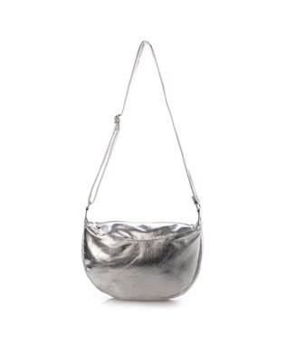 UNBILLION カシュカシュ cachecache / メタリックハーフムーンショルダー シルバー