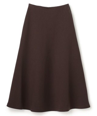 UNFILO 【新色登場】BEAUTY FORM JERSEY セミフレアスカート [NEW]ブラウン