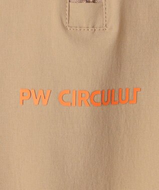 PW CIRCULUS 【MEN】パッカブルハーフジップ ゴルフ ベージュ系