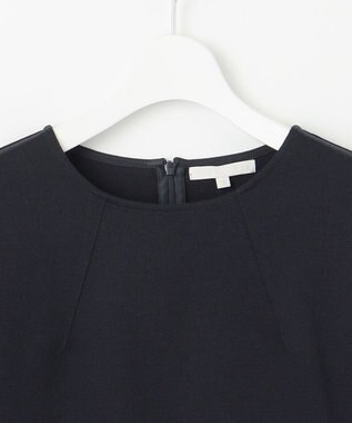 自由区 L 【セットアップ対応・洗える】ブークレダンボール カットソー ネイビー