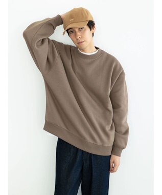 CRAFT STANDARD BOUTIQUE ニットフリーススウェット Brown