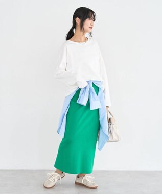 Green Parks サイドタックプルオーバー Off White