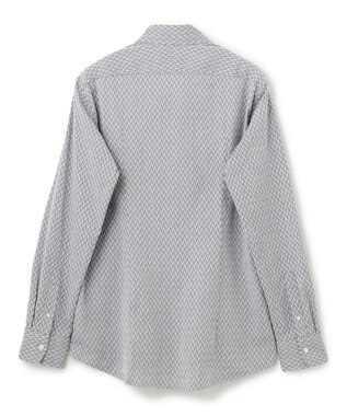 JOSEPH HOMME アロージャガードストレッチ　ウイングカラーシャツ ライトグレー系