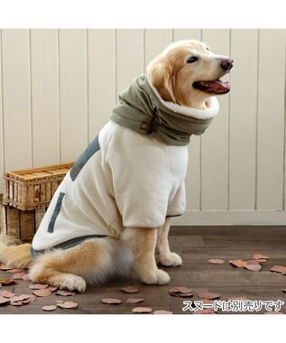 PET PARADISE ペットパラダイス ワンダフルストレッチ ポケット トレーナー 中型犬 大型犬 ホワイト