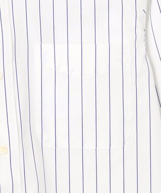 J.PRESS MEN 【PREMIUM PLEATS / 形態安定】スーピマコットンボールドストライプ ドレスシャツ / B.D. ネイビー系2
