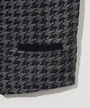 JOSEPH ABBOUD 【イタリア糸使用/清涼感/軽い/洗える/サスティナブル】スラブギマ ニット ベスト ネイビー系7