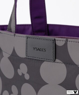 Y'SACCS 【Disney Collection】シルエットプリントトートバッグ　Sサイズ パープル