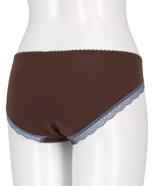 AMPHI 【otona MUSE WEB掲載】 ショーツ 【BRAGENIC ブラジェニック ぴたっとフィットタイプ】 BMI257とペア アウターにひびきにくい(裾) PMI157 アンフィ／ワコール ブラウン